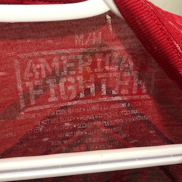 American Fighter Red “Premium Athletics” Tee Shirt - Picture 5 of 6